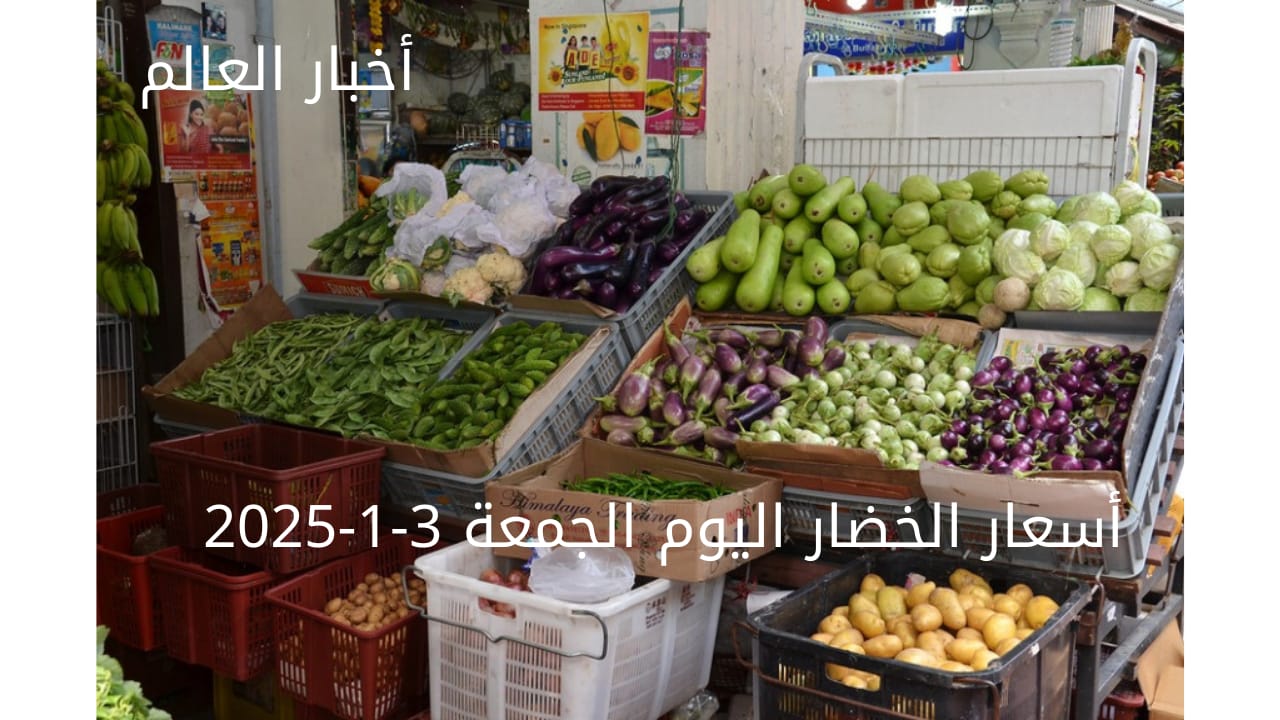 أسعار الخضار اليوم بالكيلو الجمعة 3-1-2025 في سوق العبور